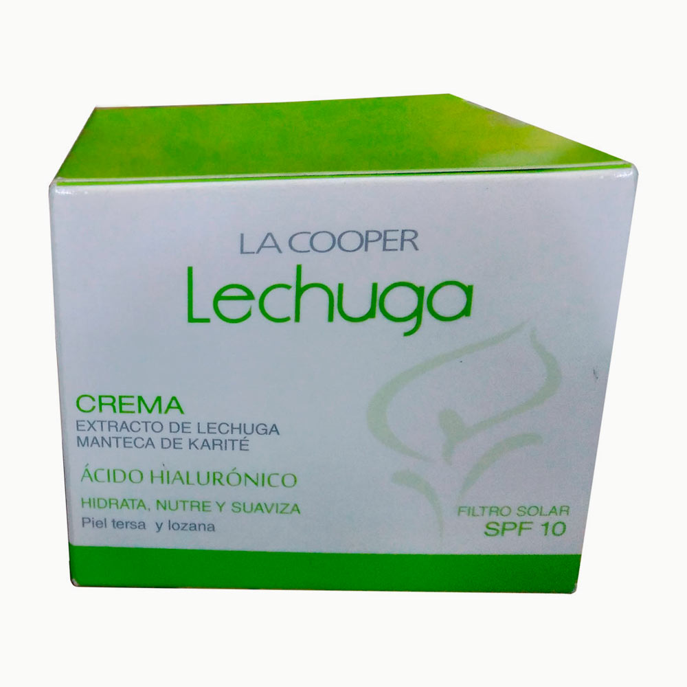 Crema Facial La Cooper Lechuga