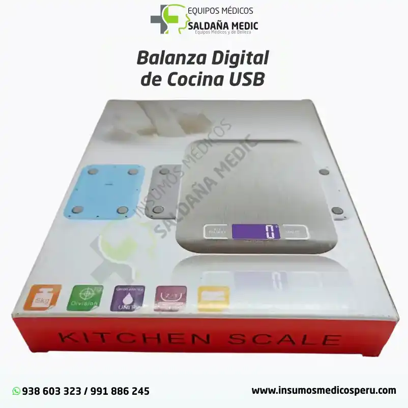Balanza digital de cocina USB