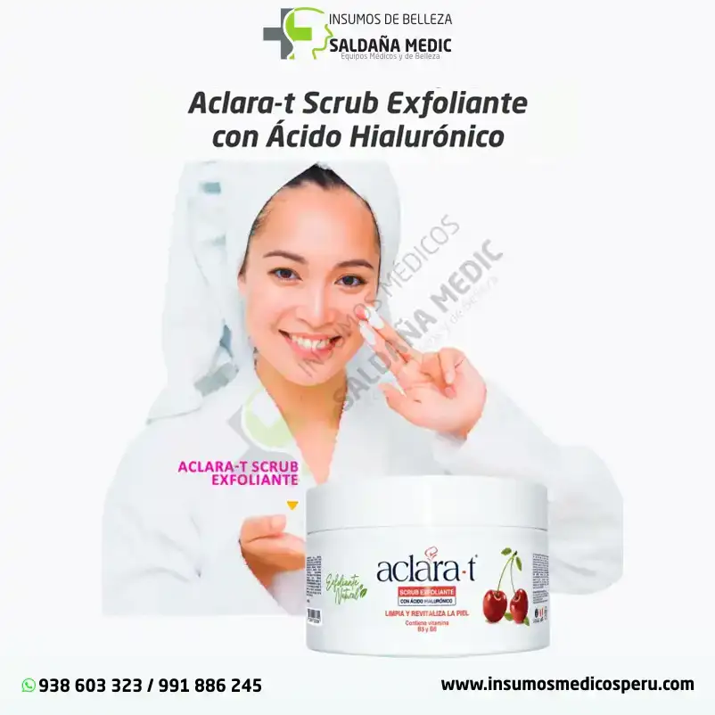 Aclara-t Scrub Exfoliante con Ácido Hialurónico