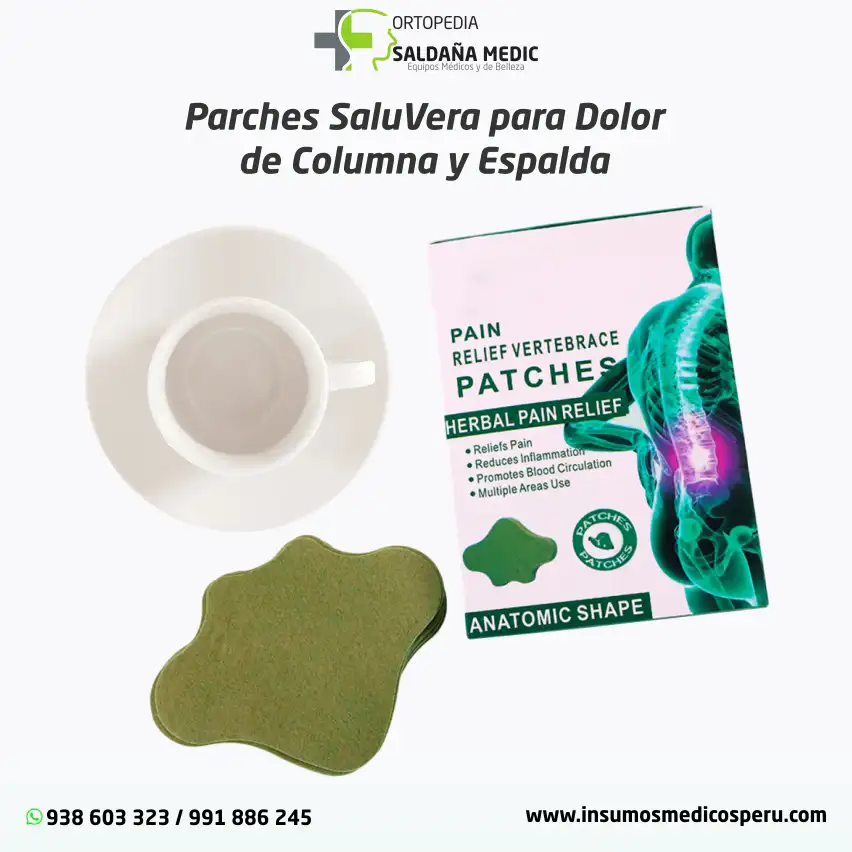 Parches SaluVera para Dolor de Columna y Espalda